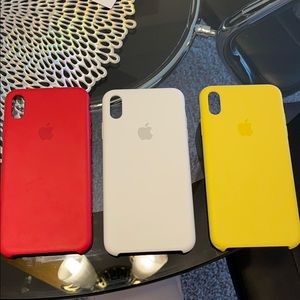 Apple iPhone XS Max silicone cases